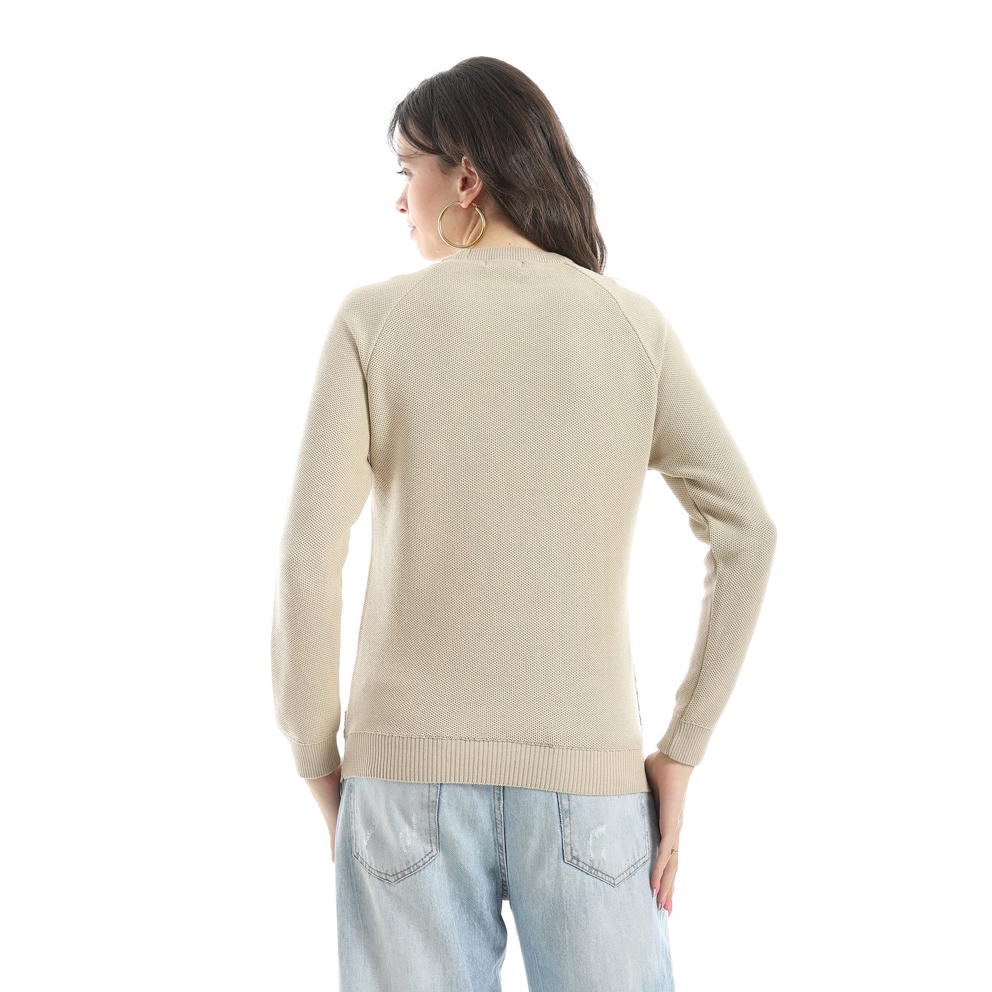 Women's Crew Neck Knit Sweater