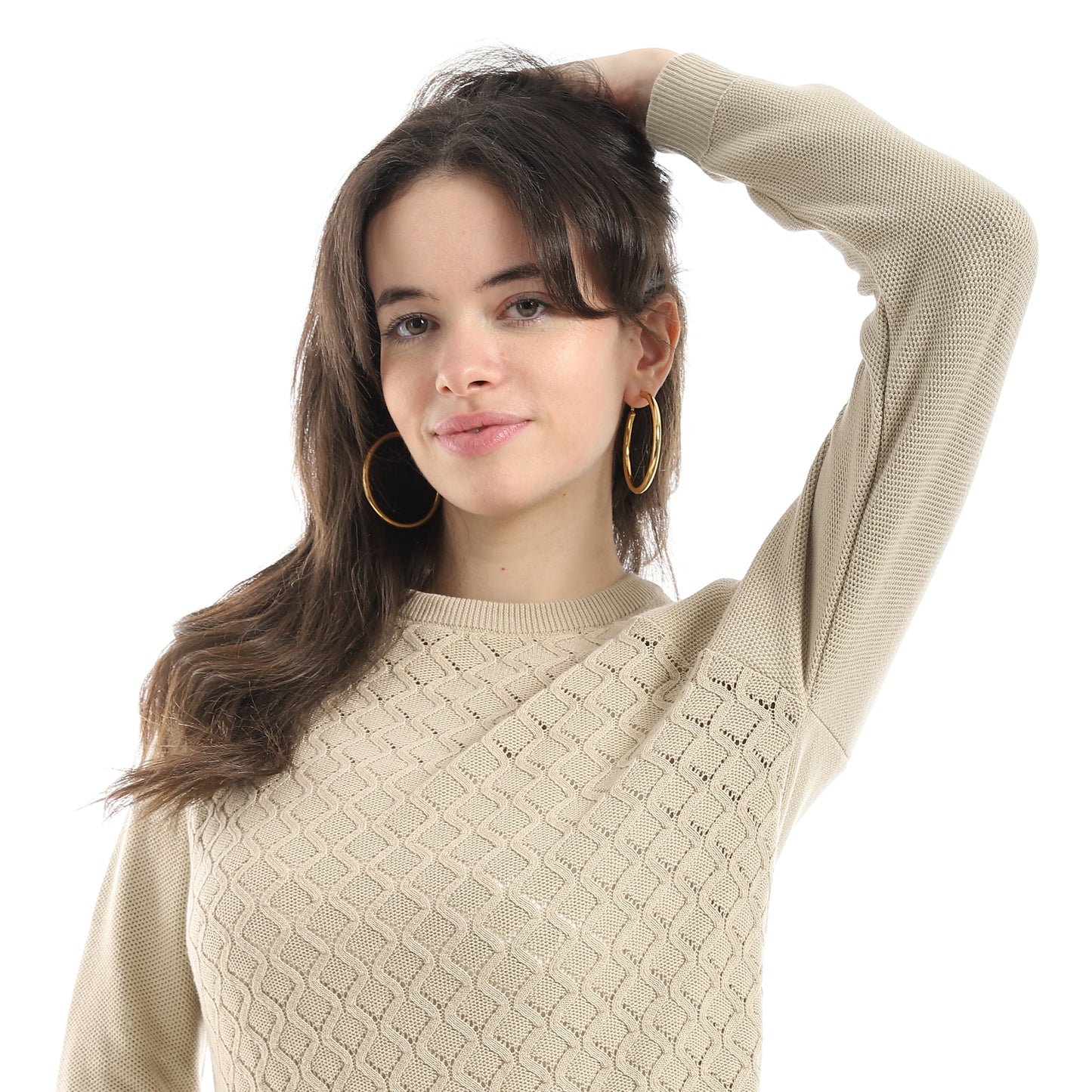 Women's Crew Neck Knit Sweater