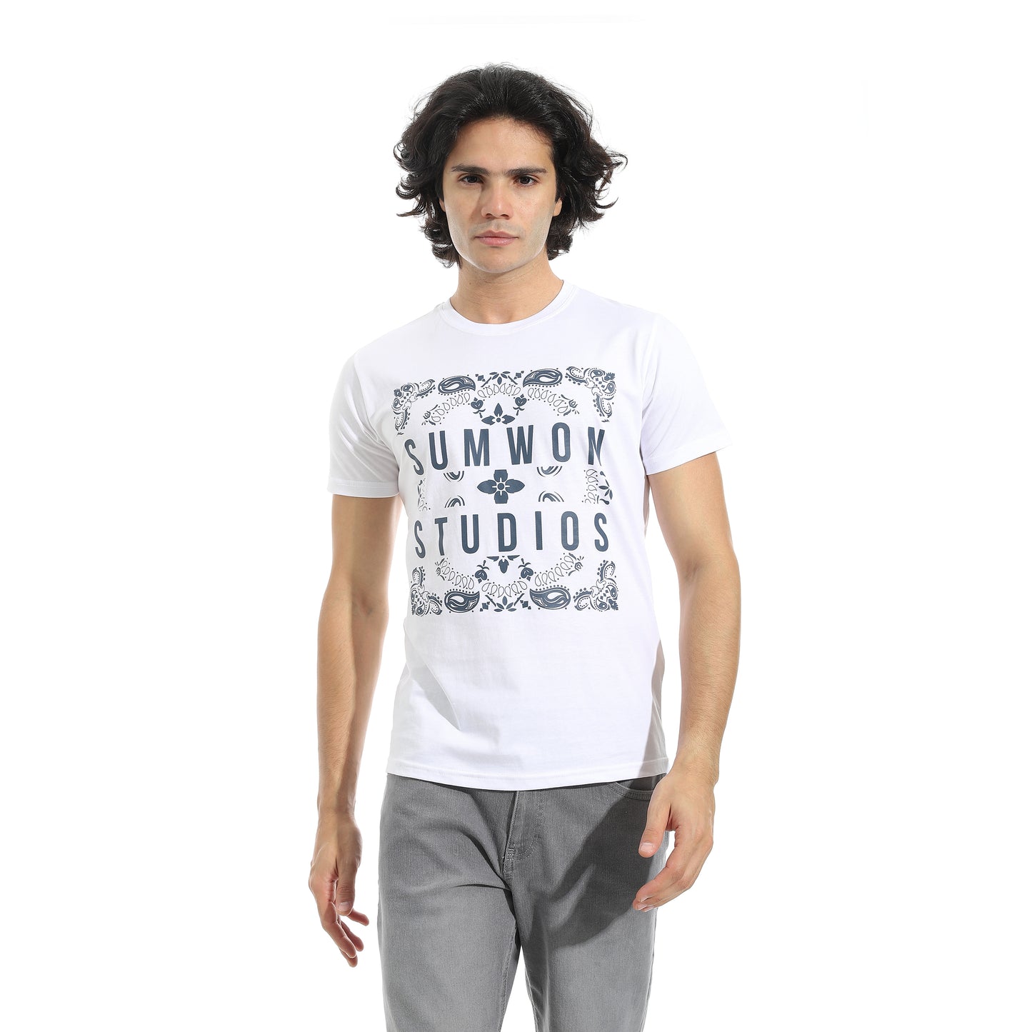 Men's Printed Cotton T-Shirt