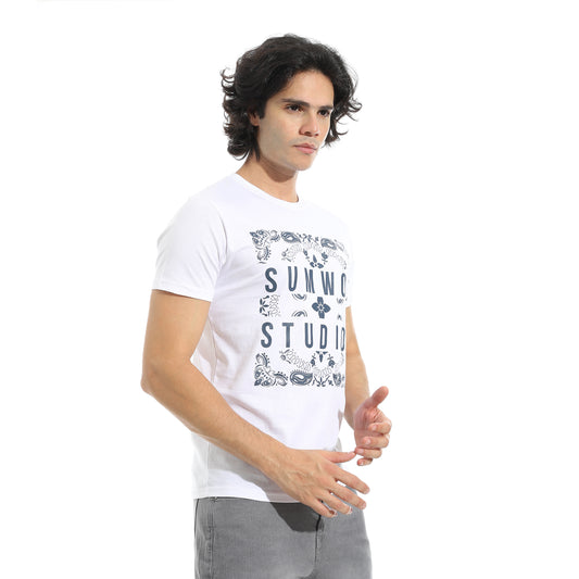 Men's Printed Cotton T-Shirt