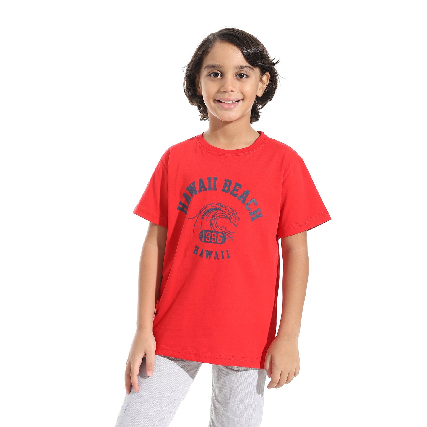 Boys Cotton Printed T-Shirt