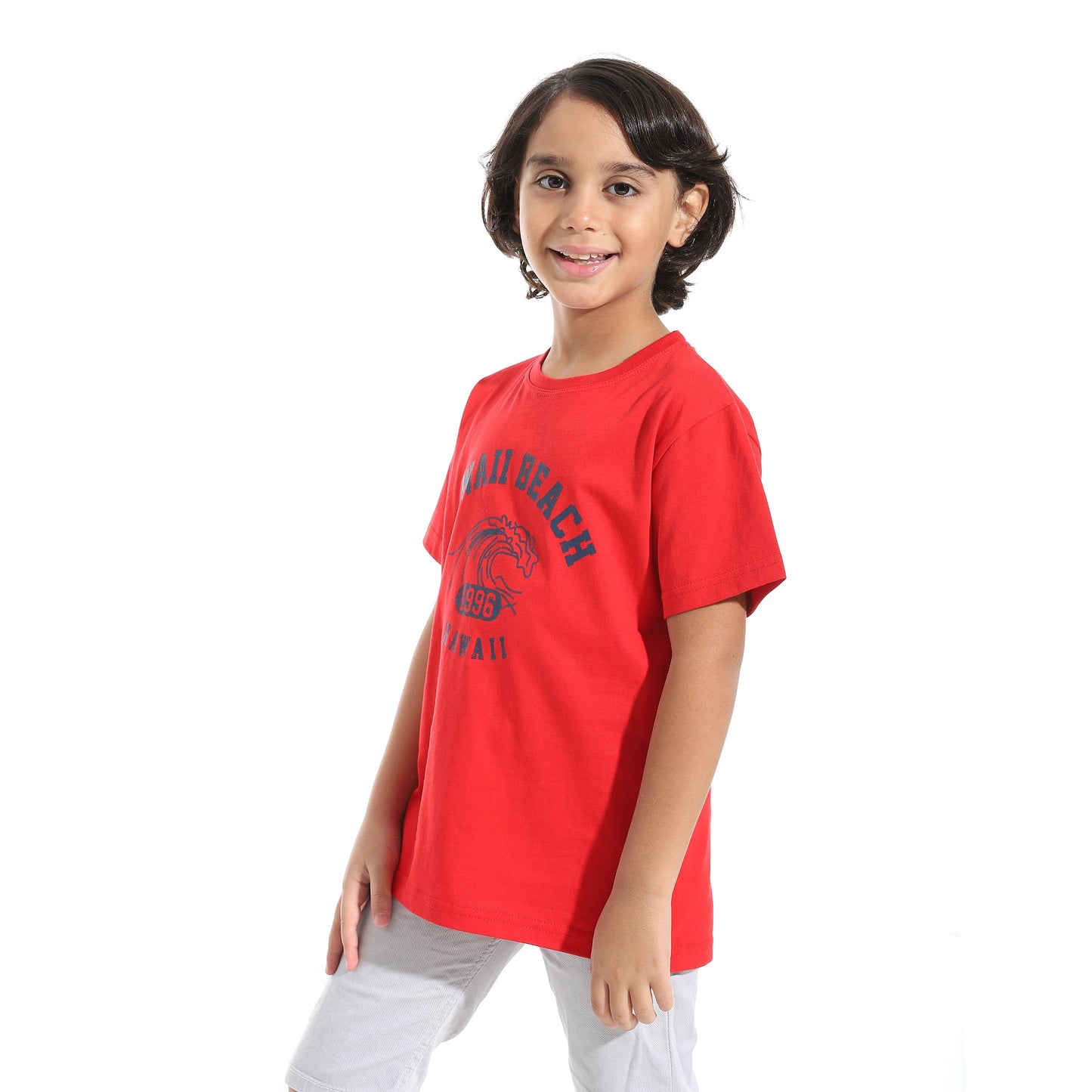 Boys Cotton Printed T-Shirt