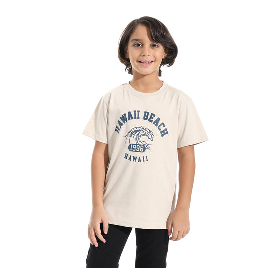 Boys Cotton Printed T-Shirt