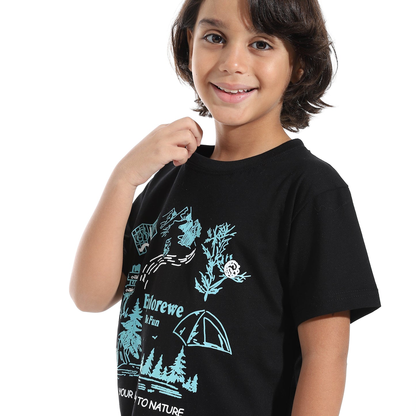 Boys Cotton Printed T-Shirt