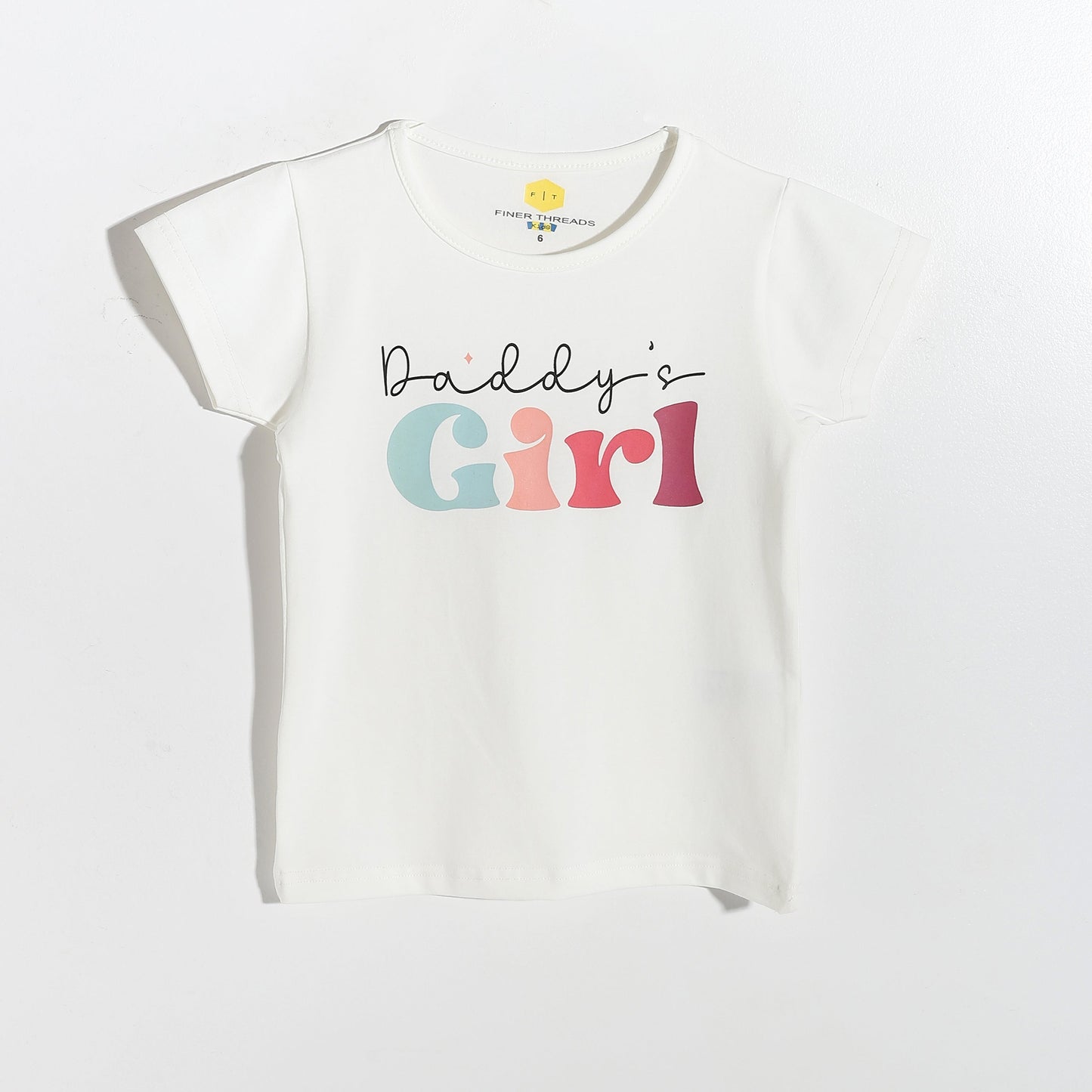 Girls Cotton Printed T-Shirt