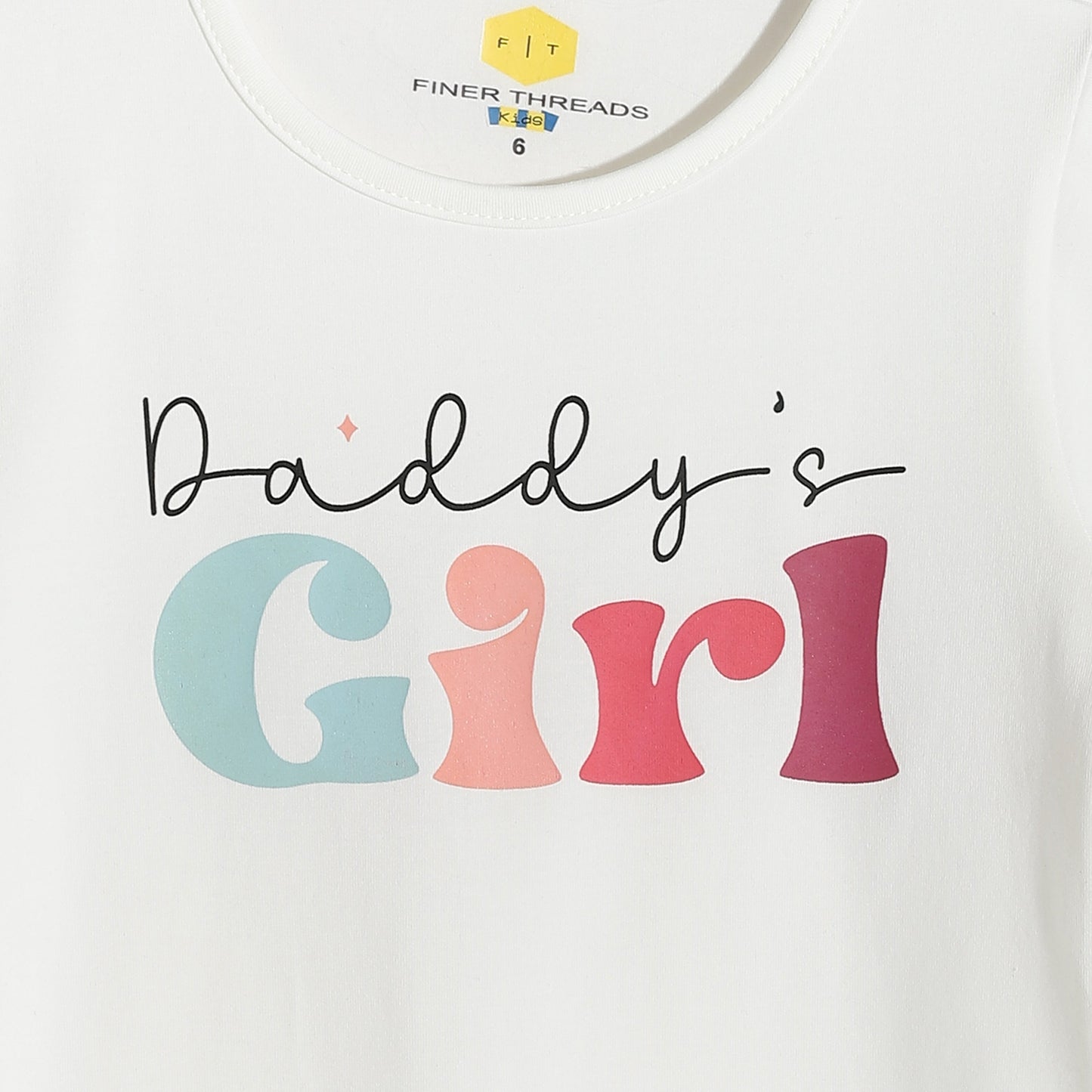 Girls Cotton Printed T-Shirt