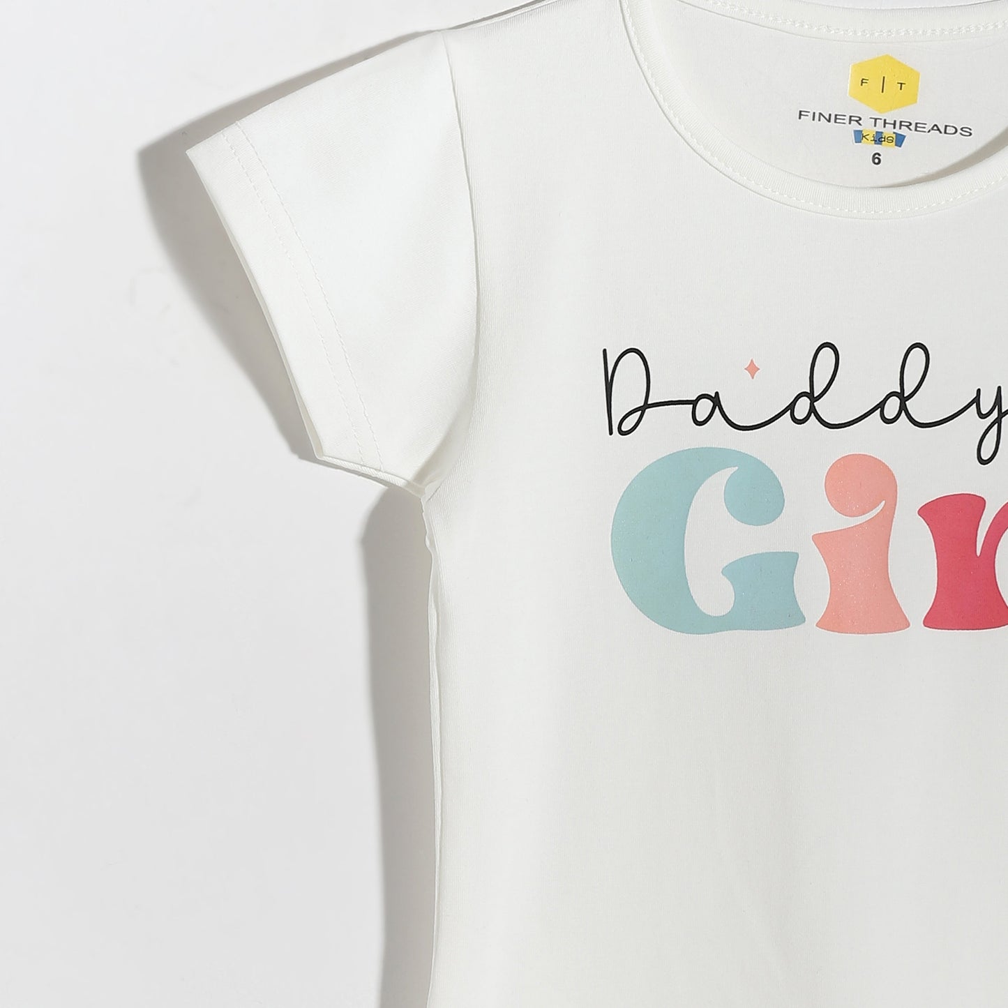 Girls Cotton Printed T-Shirt