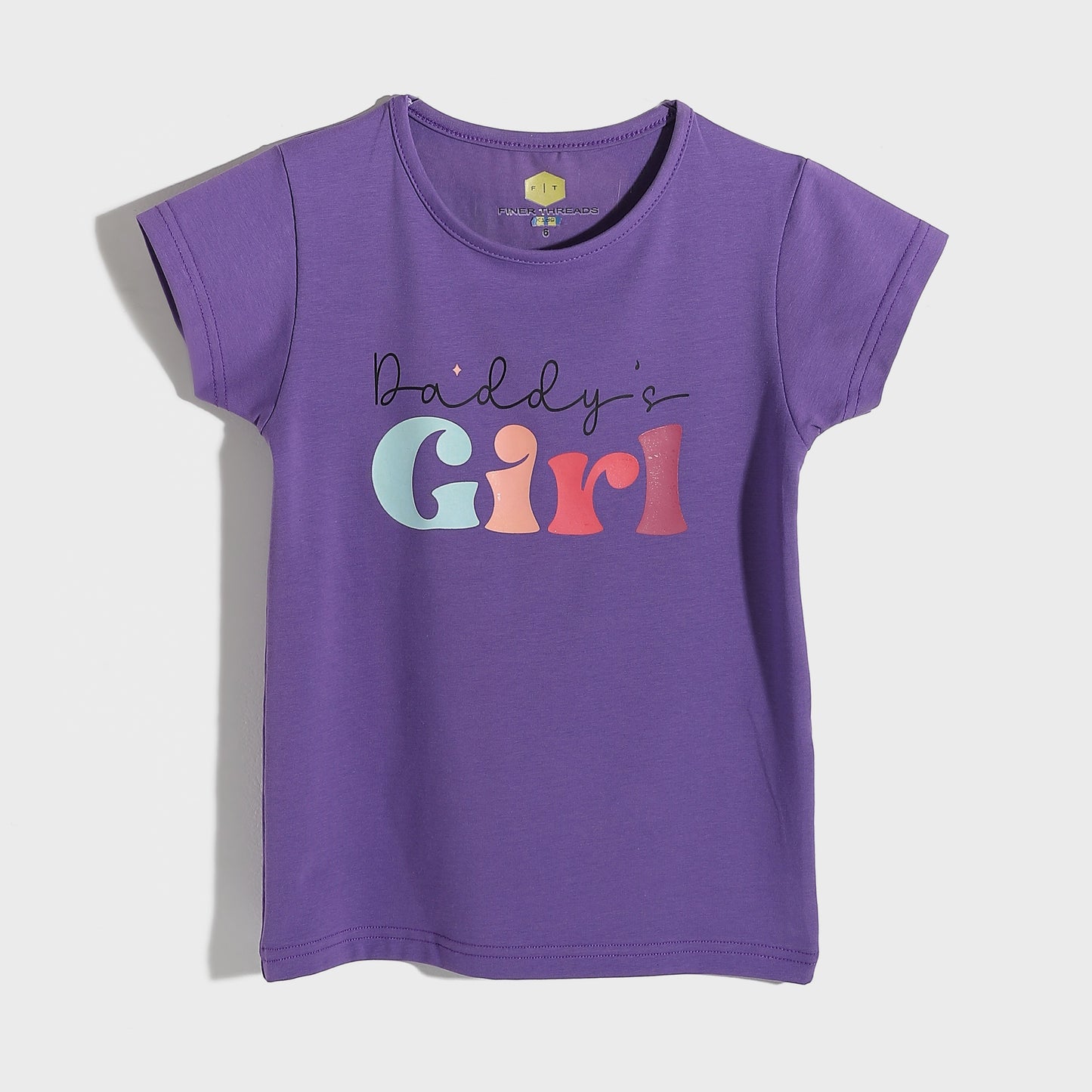 Girls Cotton Printed T-Shirt