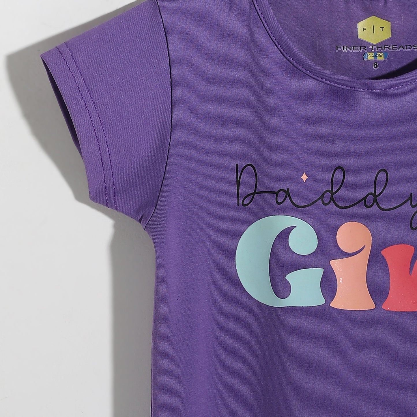 Girls Cotton Printed T-Shirt