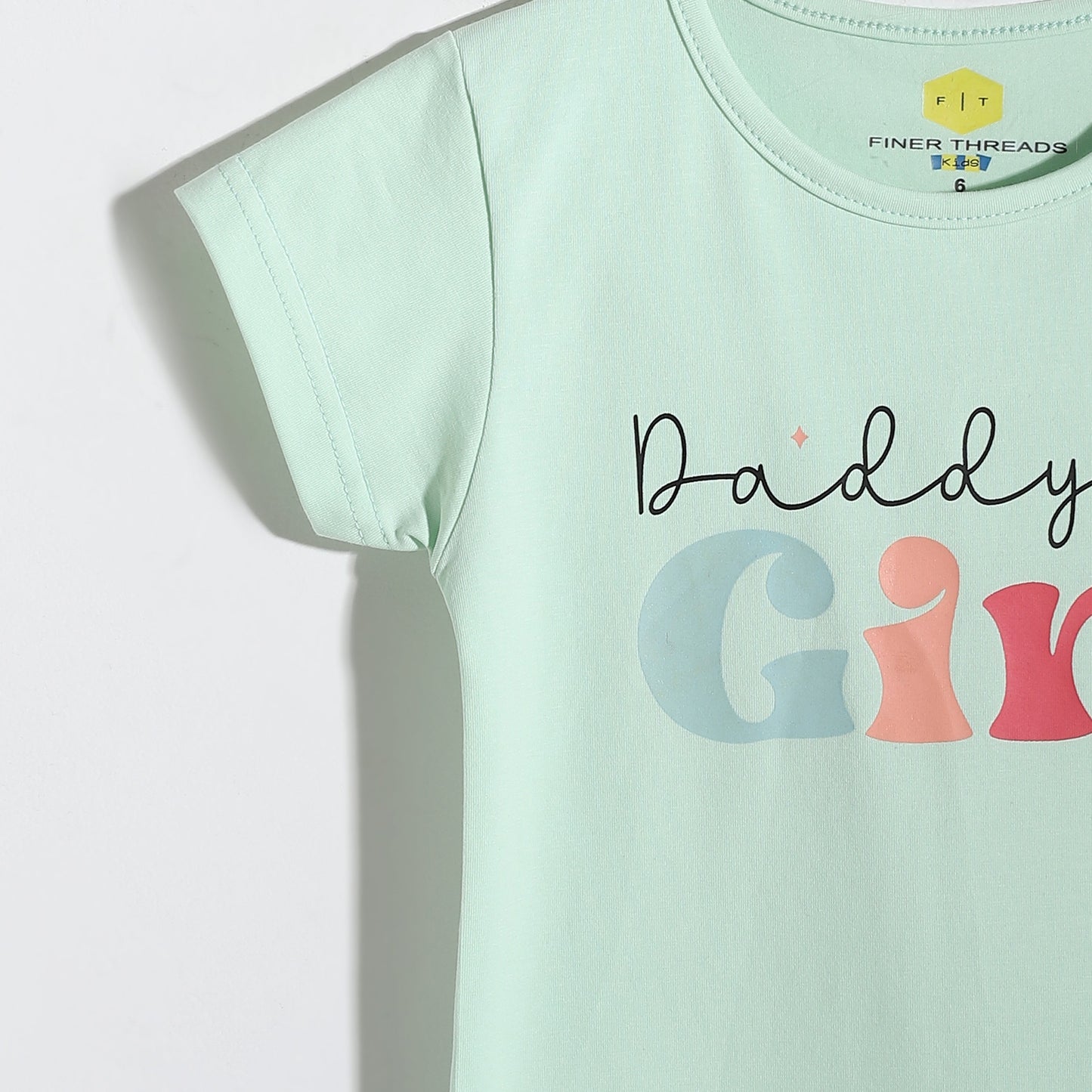 Girls Cotton Printed T-Shirt