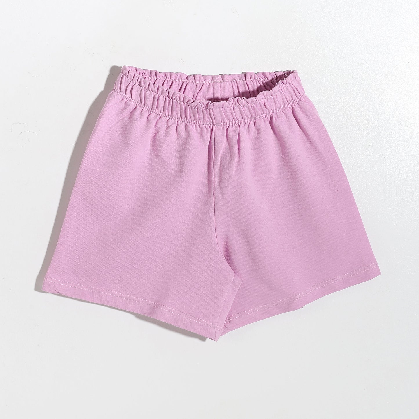 Girls melton plain shorts