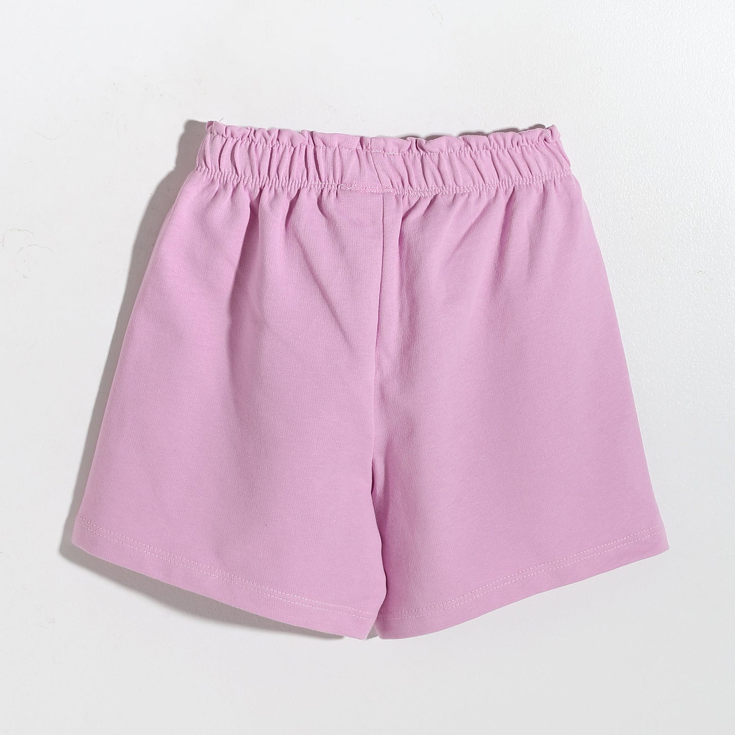 Girls melton plain shorts