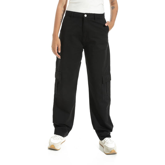 Women's Cotton Twill Cargo Pants