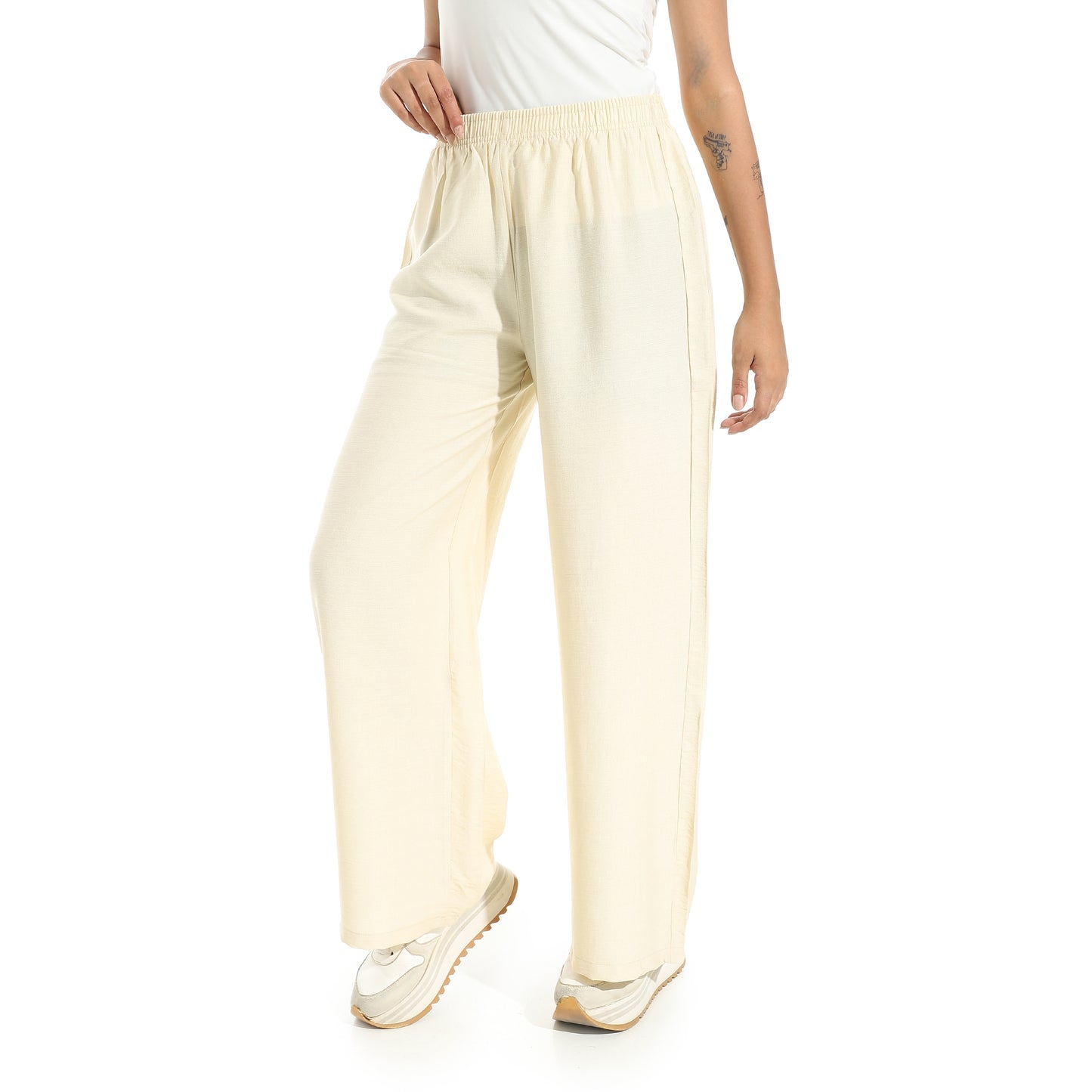 Women's Wide Leg Linen Pants