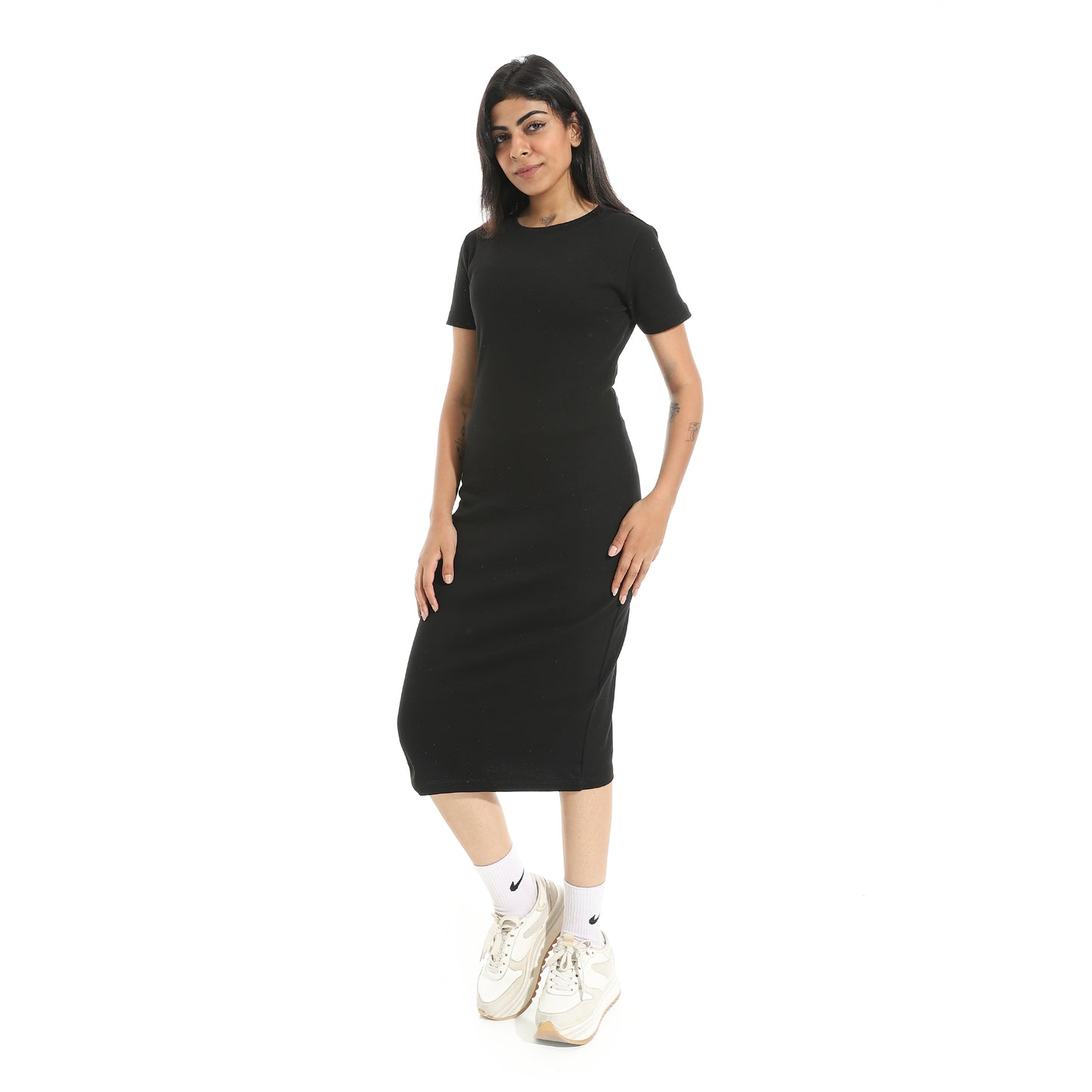 Women's Short Sleeve Cotton Dress