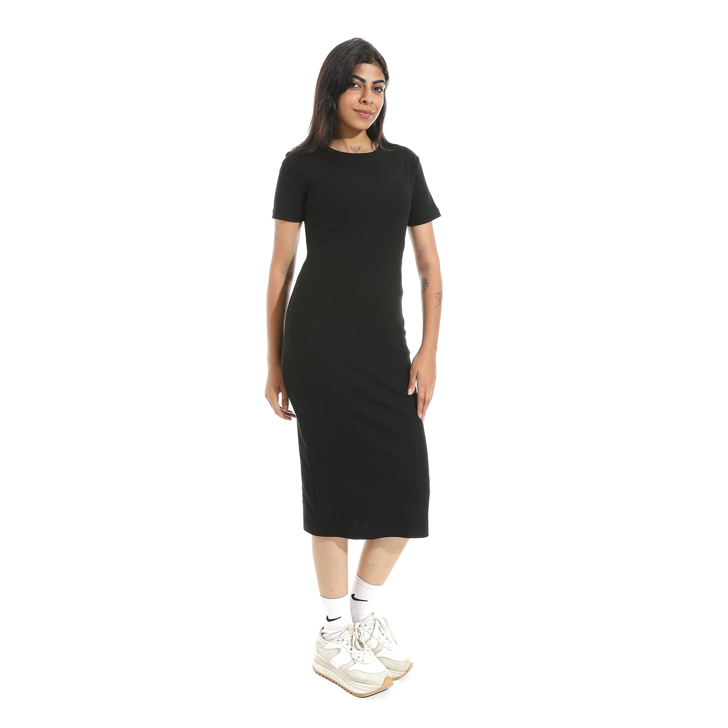 Women's Short Sleeve Cotton Dress