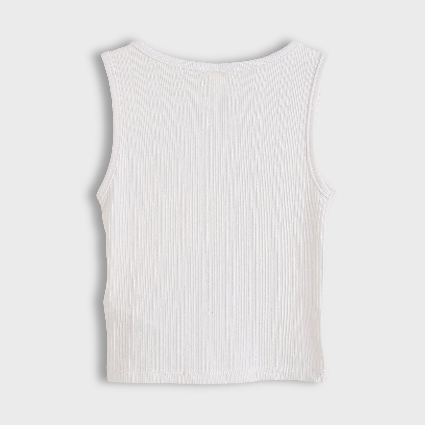 Girls Cotton Plain Tank