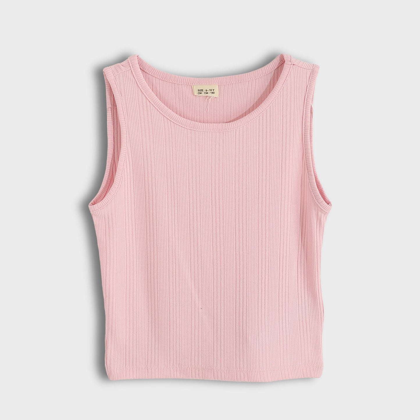 Girls Cotton Plain Tank