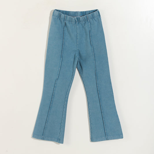 Girls Cotton Flare Pants