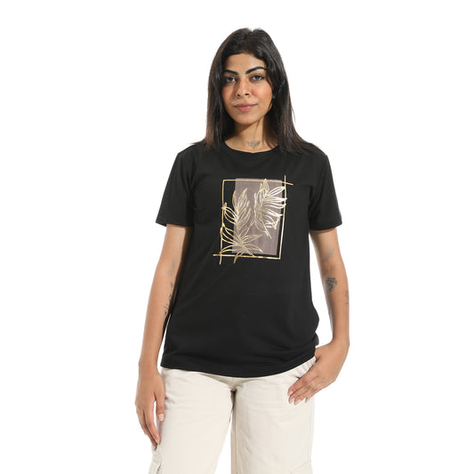 Women's Cotton Printed T-Shirt