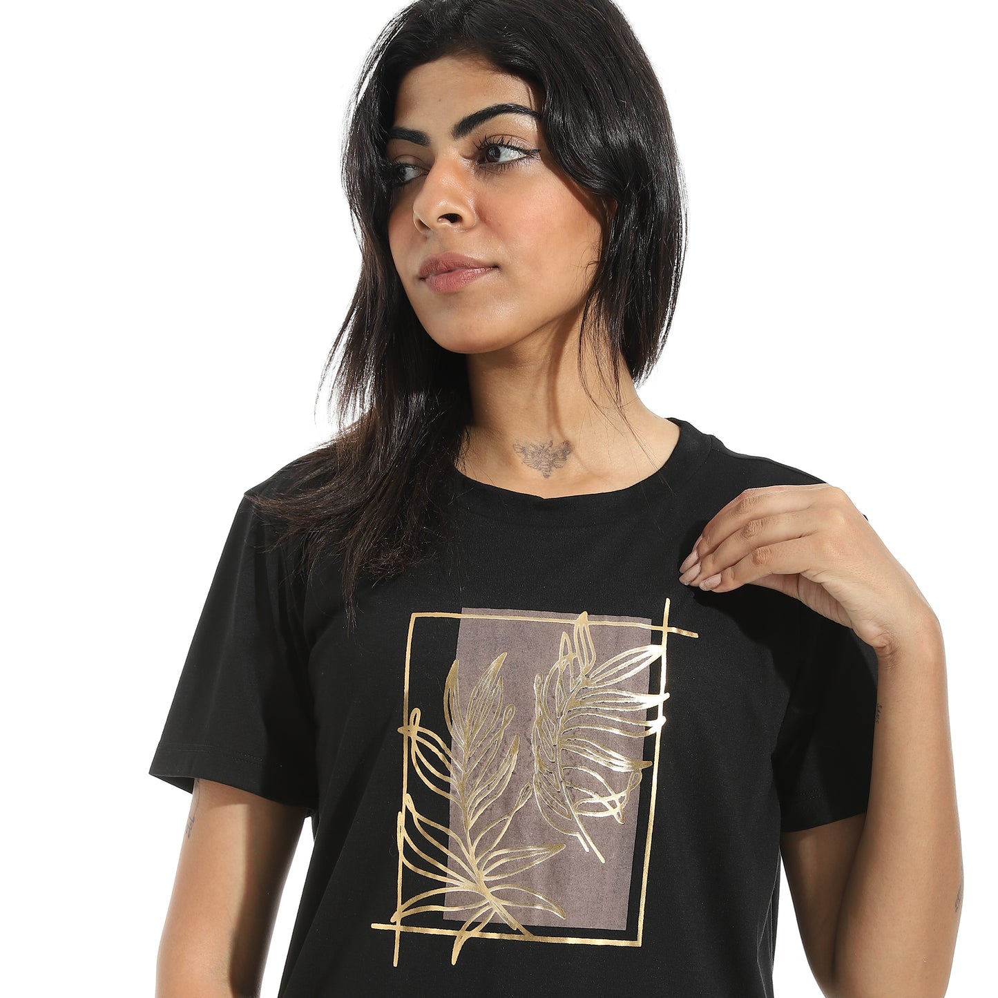 Women's Cotton Printed T-Shirt