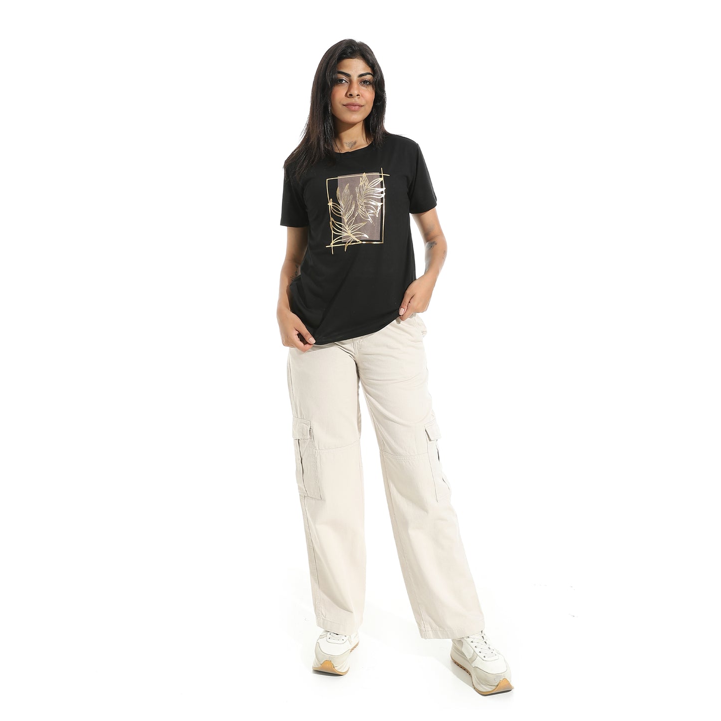 Women's Cotton Printed T-Shirt