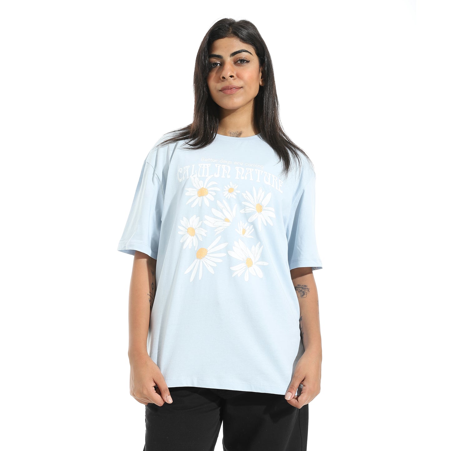 Women's Cotton Printed T-Shirt