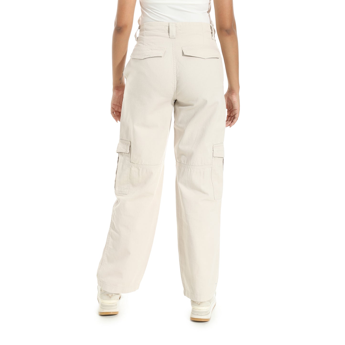 Women's Cotton Twill Cargo Pants