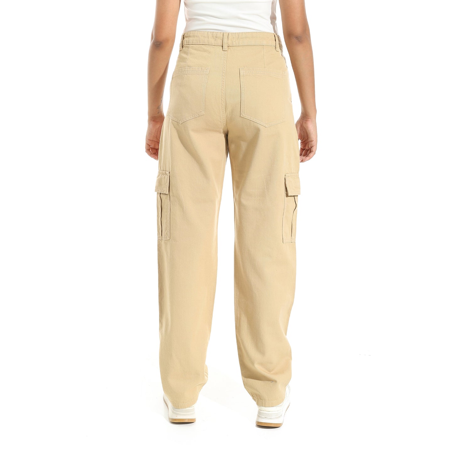 Women's Cotton Twill Cargo Pants