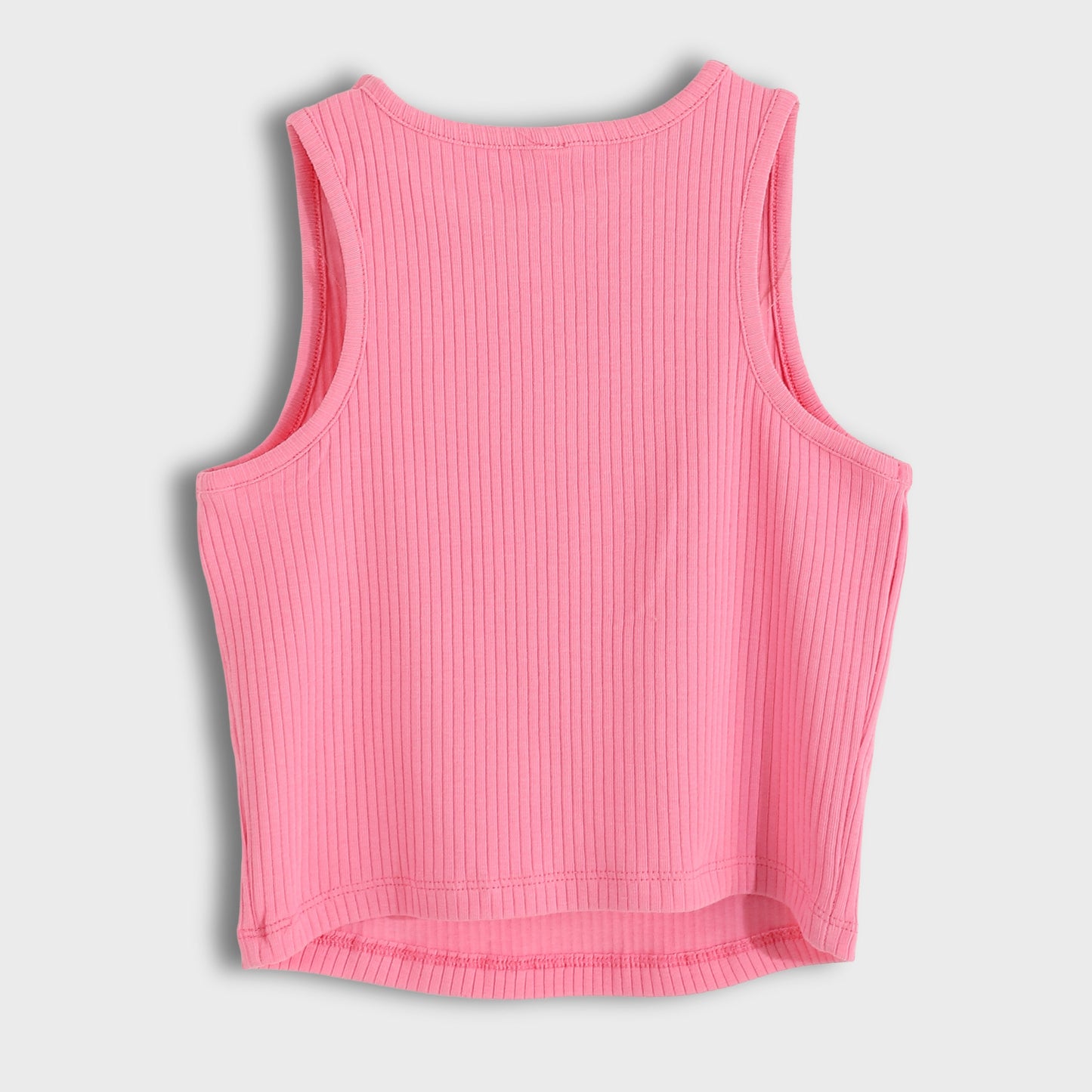 Girls Cotton Plain Tank