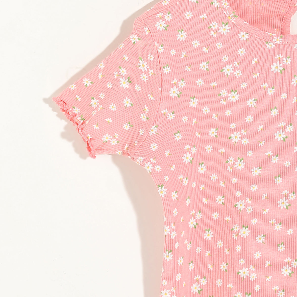 Girls Cotton Printed T-Shirt