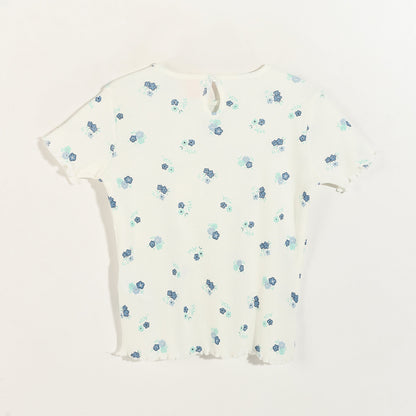 Girls Cotton Printed T-Shirt
