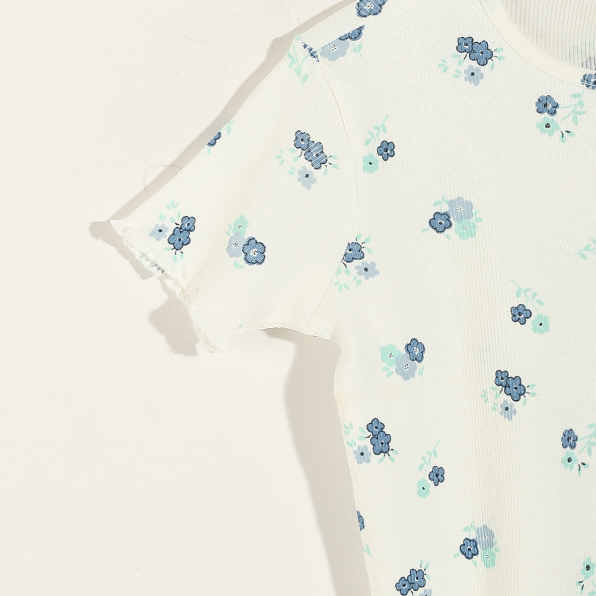 Girls Cotton Printed T-Shirt