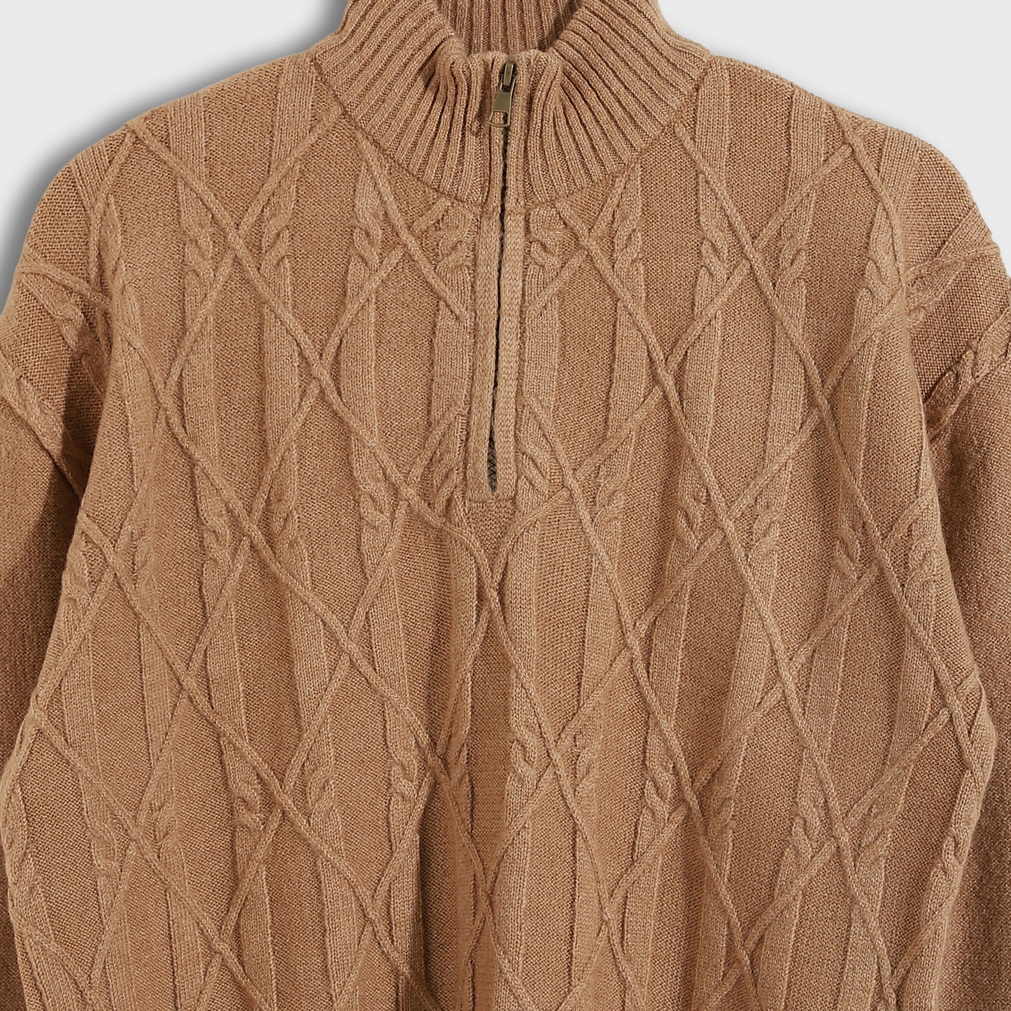 Men's Half Zip Knit Sweater