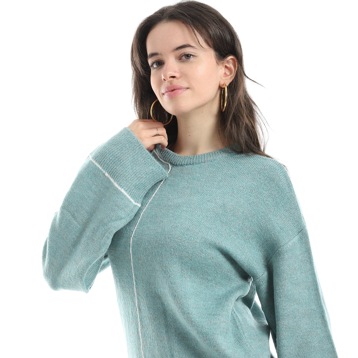 Women's Crew Neck Knit Sweater