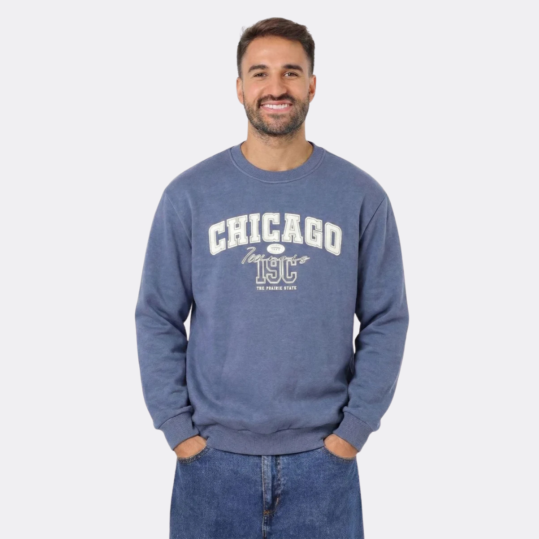 Men’s Printed Crewneck Sweatshirt