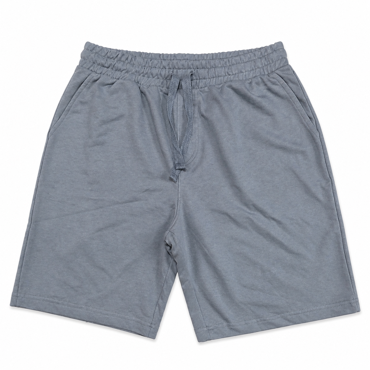 Men’s plain cotton shorts in gray