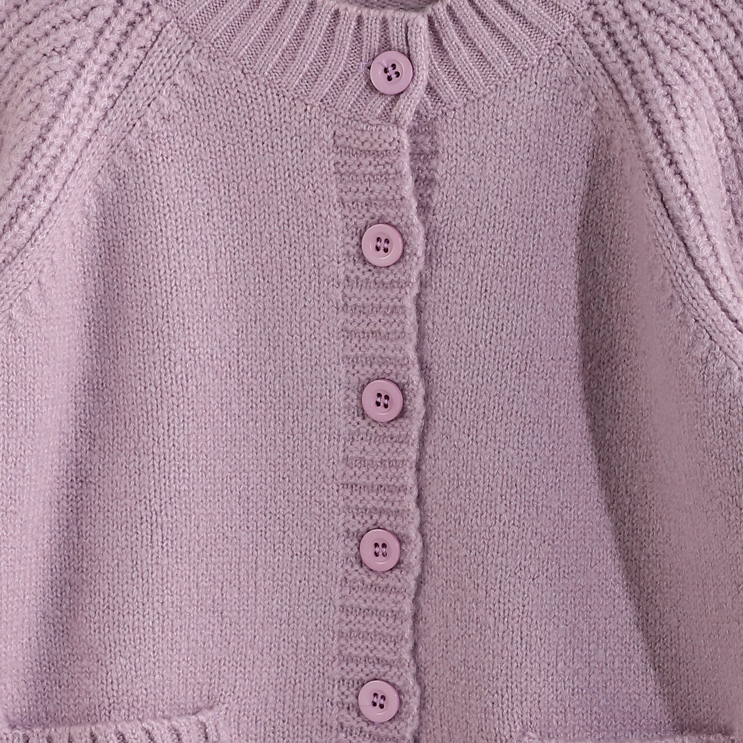 Girls Button-Up Knit Cardigan