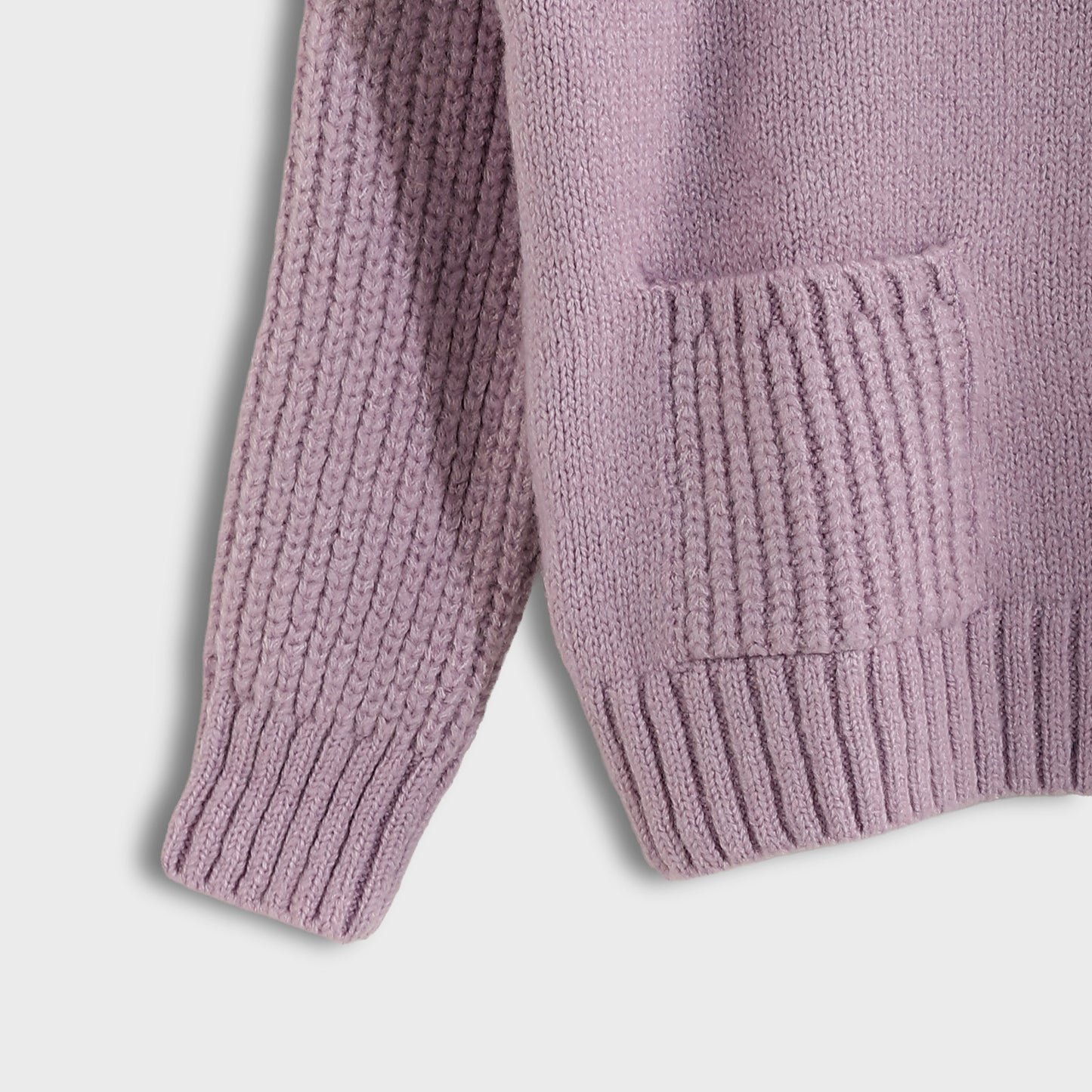 Girls Button-Up Knit Cardigan