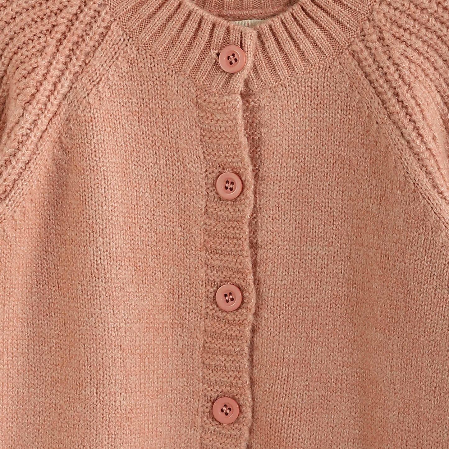 Girls Button-Up Knit Cardigan