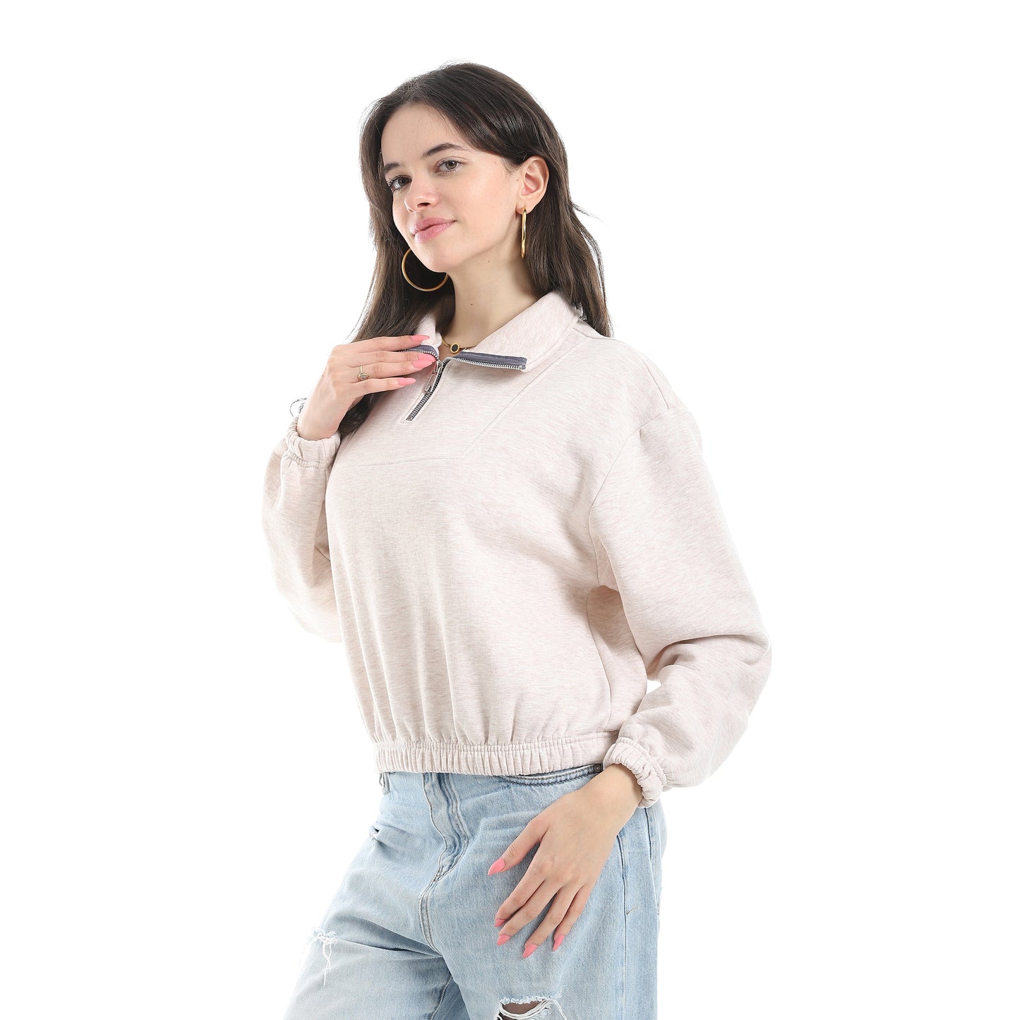 Women's Half-Zip Sweatshirt