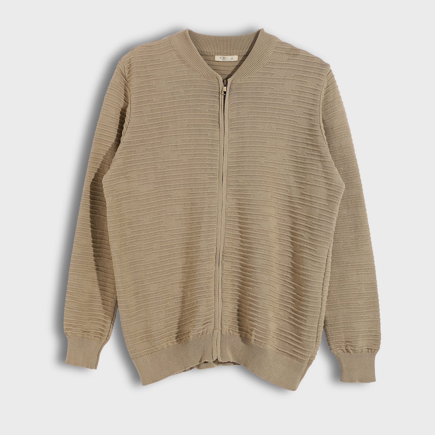 Men’s Zip-Up Knit Sweater