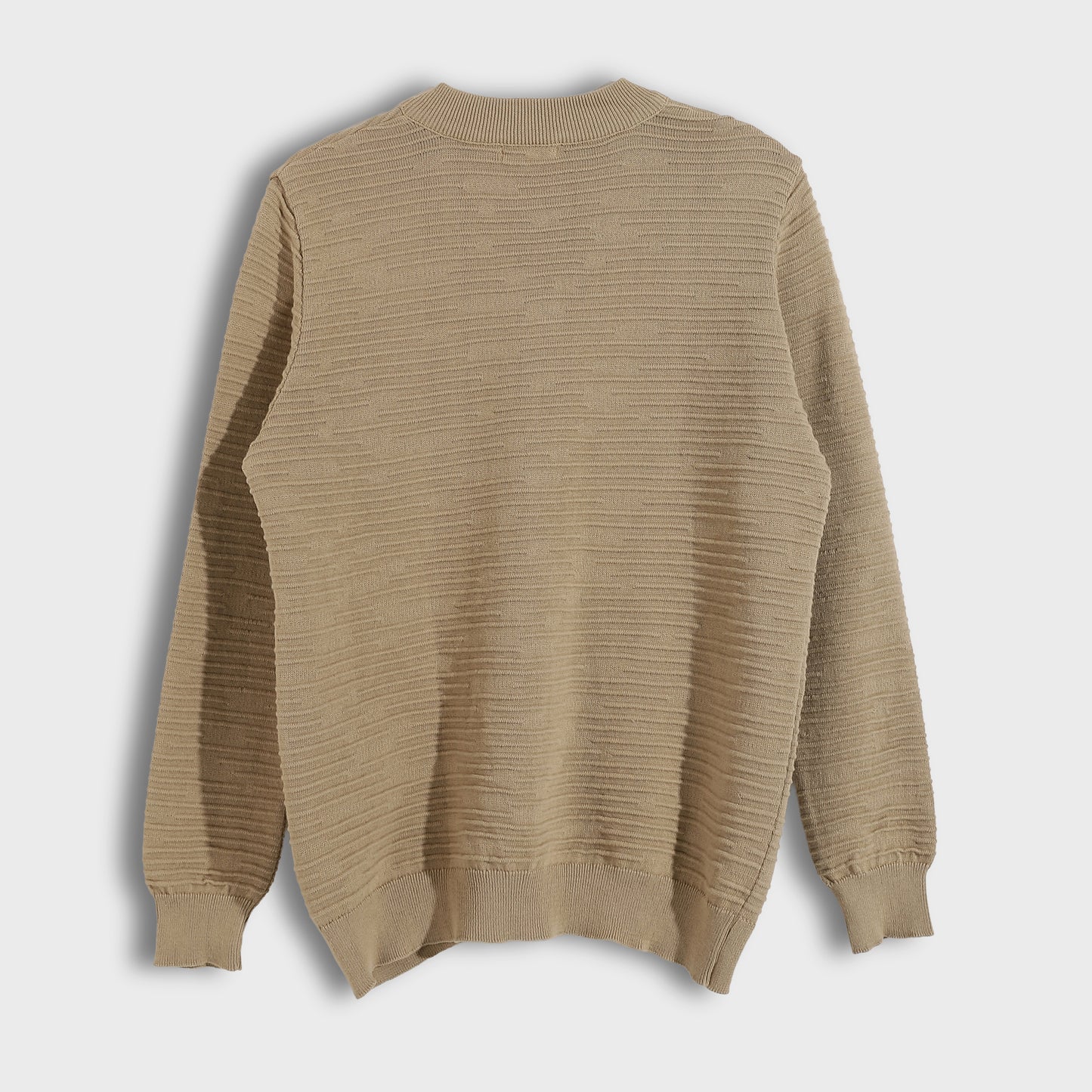 Men’s Zip-Up Knit Sweater
