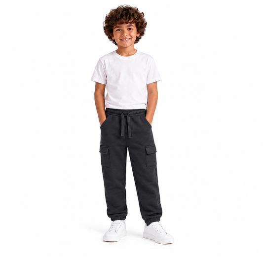 Toddler Boys' Cargo Joggers | 26502306 - BLACK model image