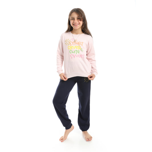 Girls Cotton Printed Pajama