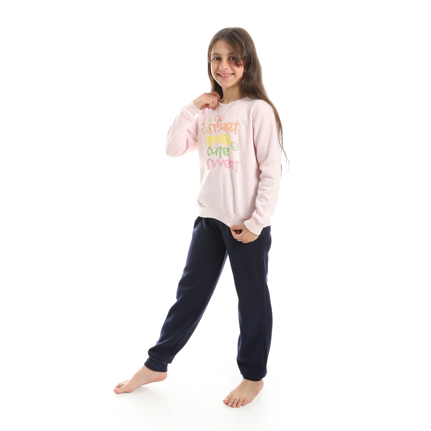 Girls Cotton Printed Pajama