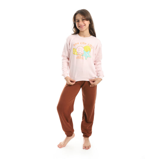 Girls Cotton Printed Pajama