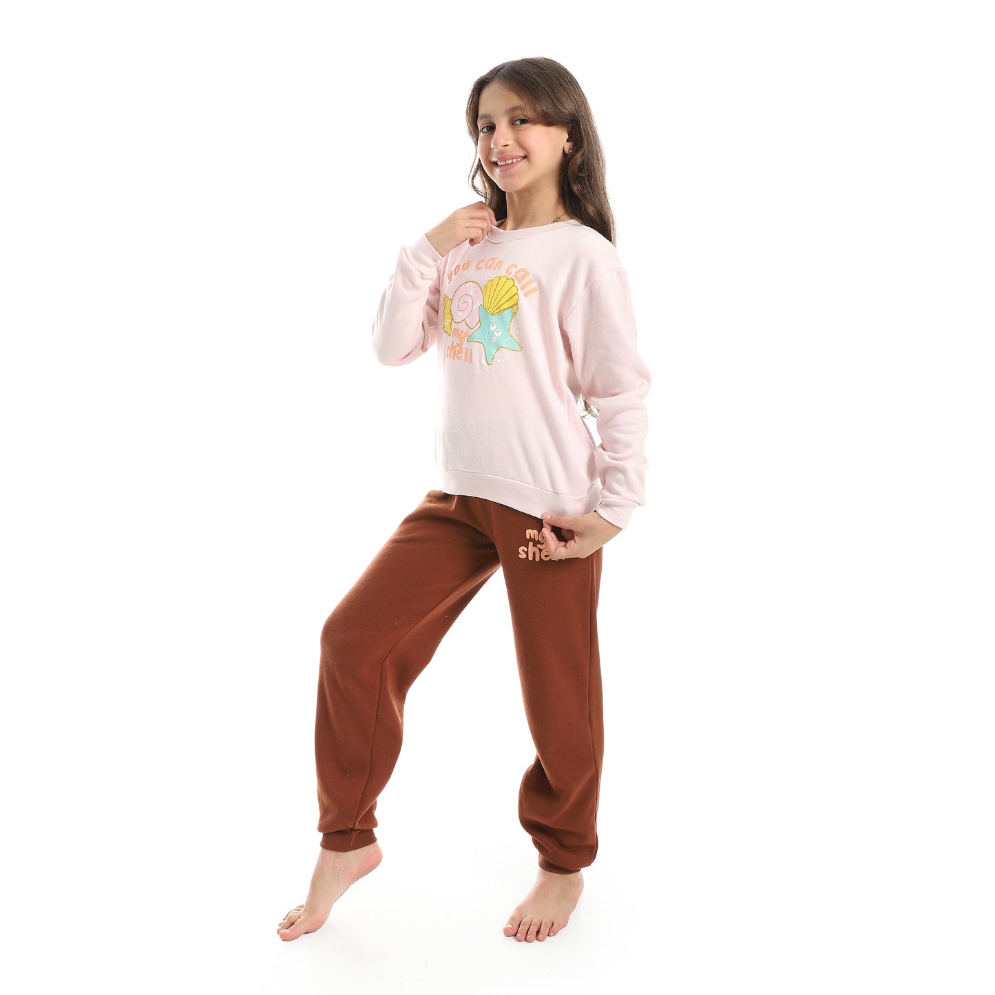 Girls Cotton Printed Pajama