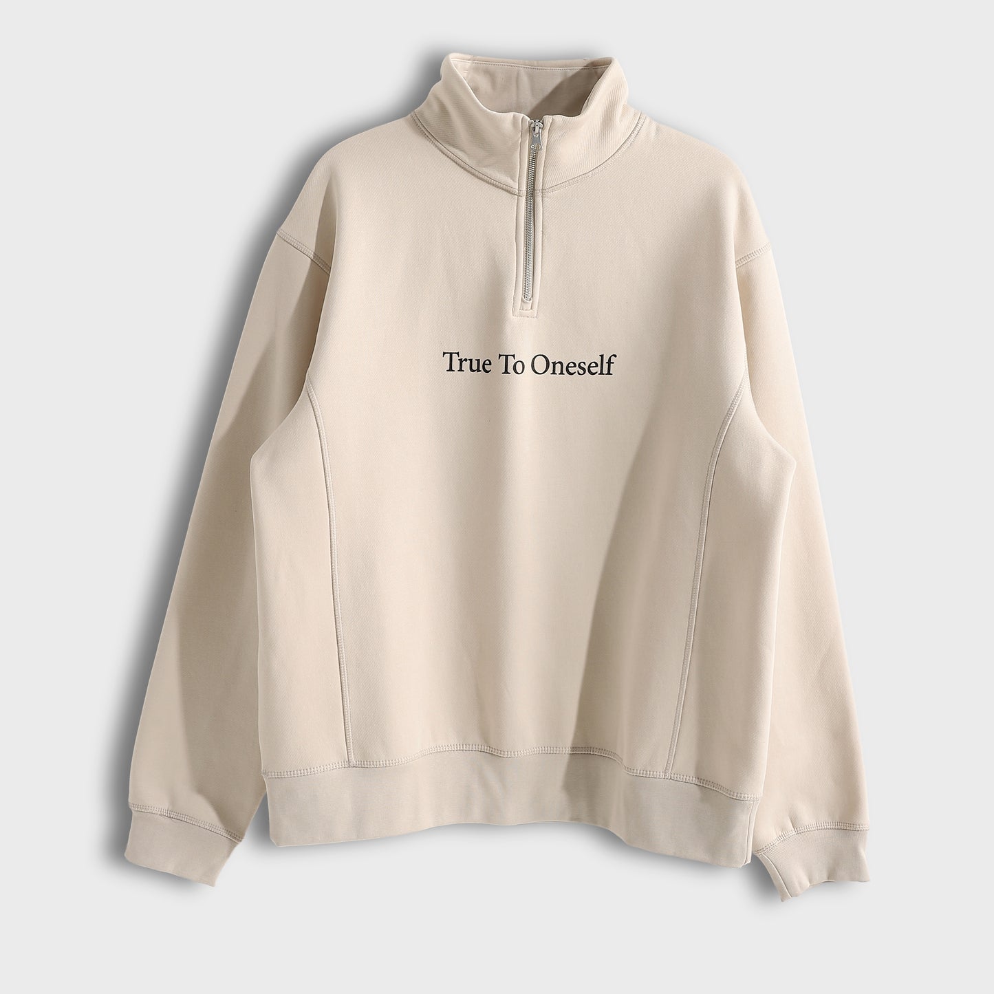 Men's Half Zip Cotton Sweatshirt