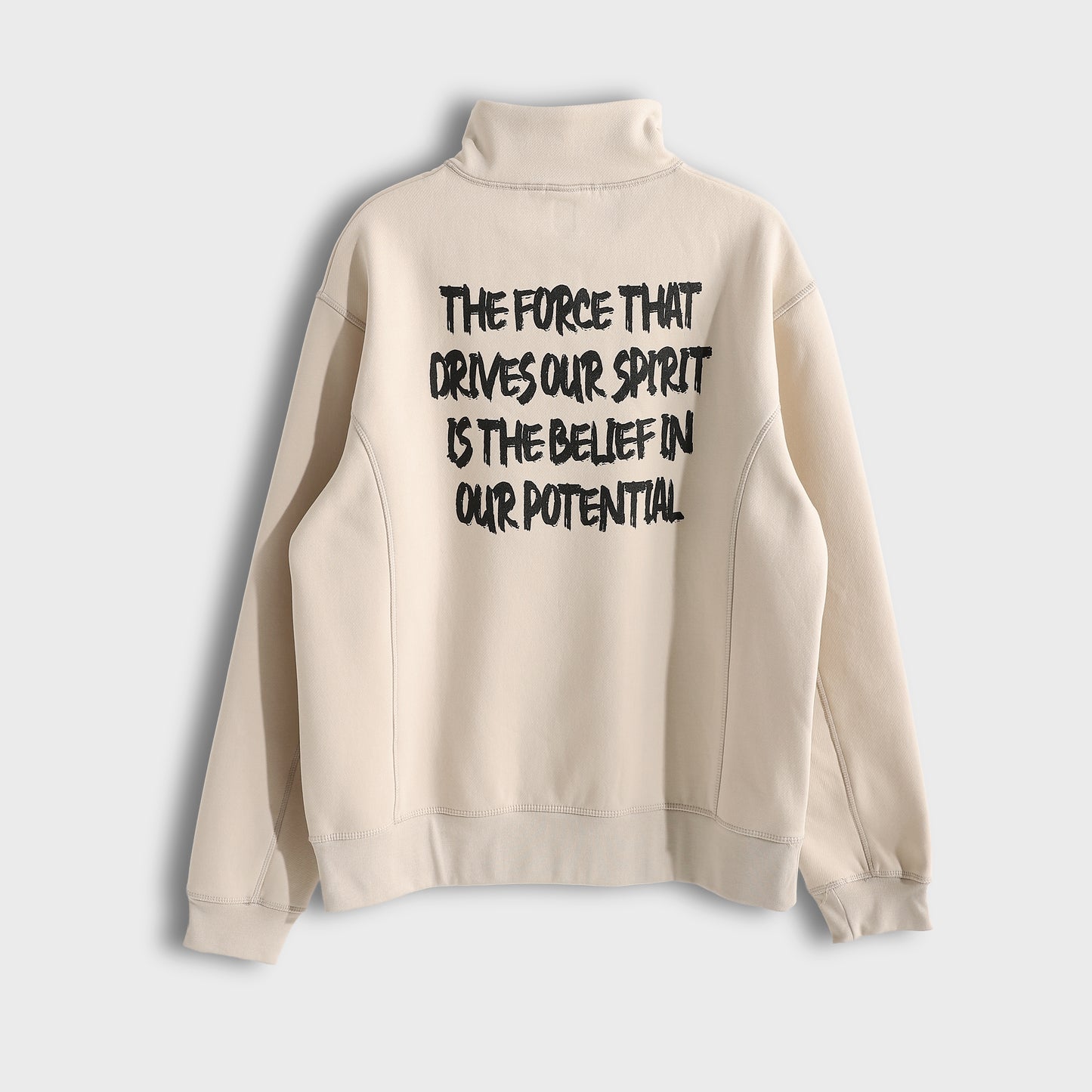 Men's Half Zip Cotton Sweatshirt